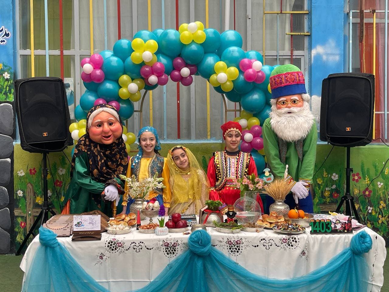 جشن سال نو دبستان دخترانه آذردخت