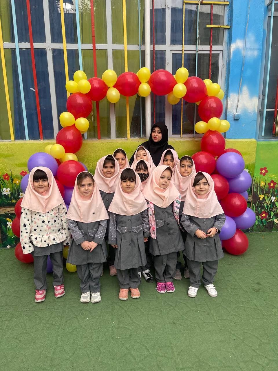 مراسم نوآموزان پيش دبستانی