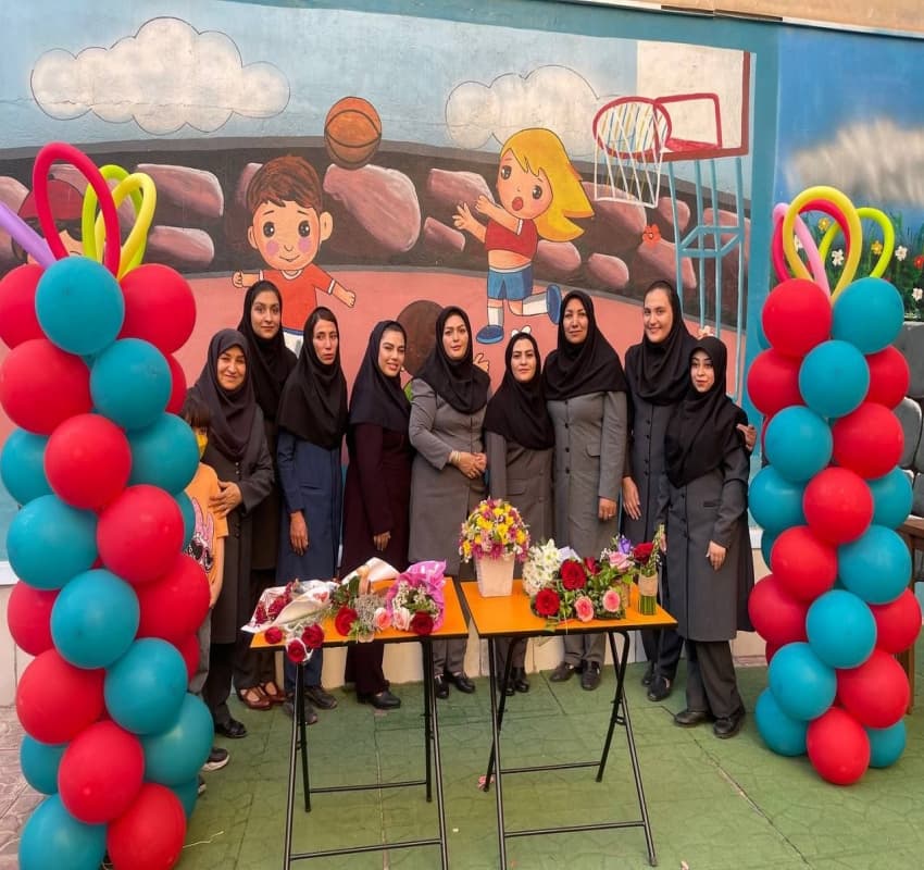 مراسم افتتاحیه مدرسه